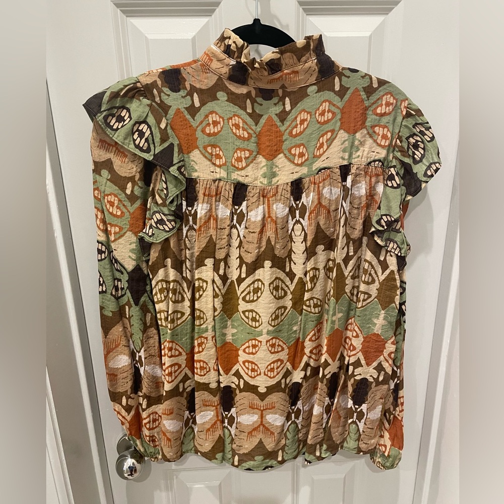TCEC Colorful Patterned Blouse - Picture 4 of 4
